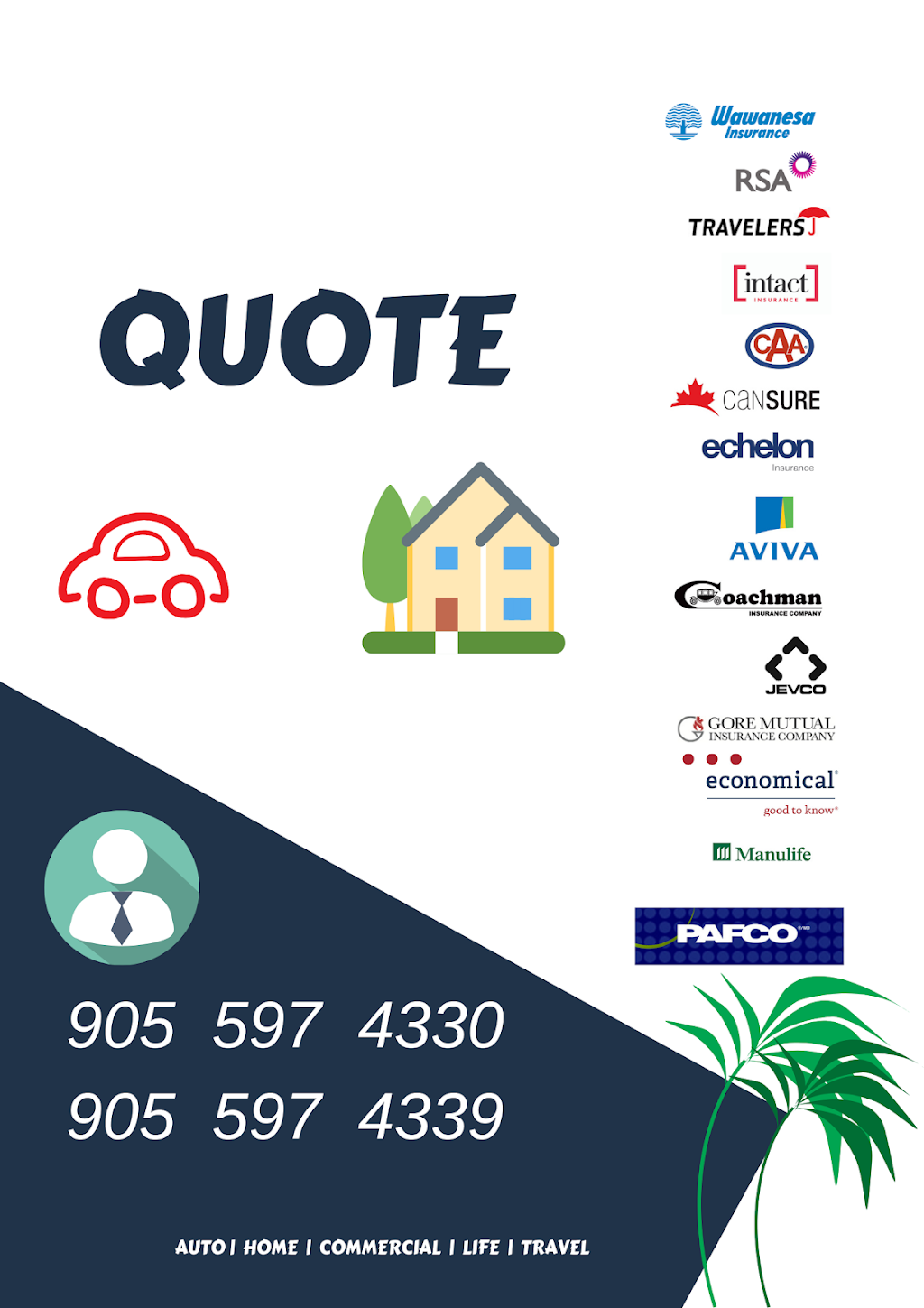 BrokerTeam Insurance - North Toronto Branch | 7181 Yonge St #18, Thornhill, ON L3T 0C7, Canada | Phone: (905) 597-4338