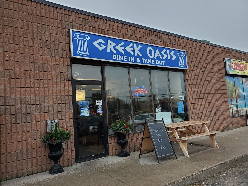 Greek Oasis Take Out Ltd | 690 Sidney St, Belleville, ON K8P 4A8, Canada | Phone: (613) 962-3332