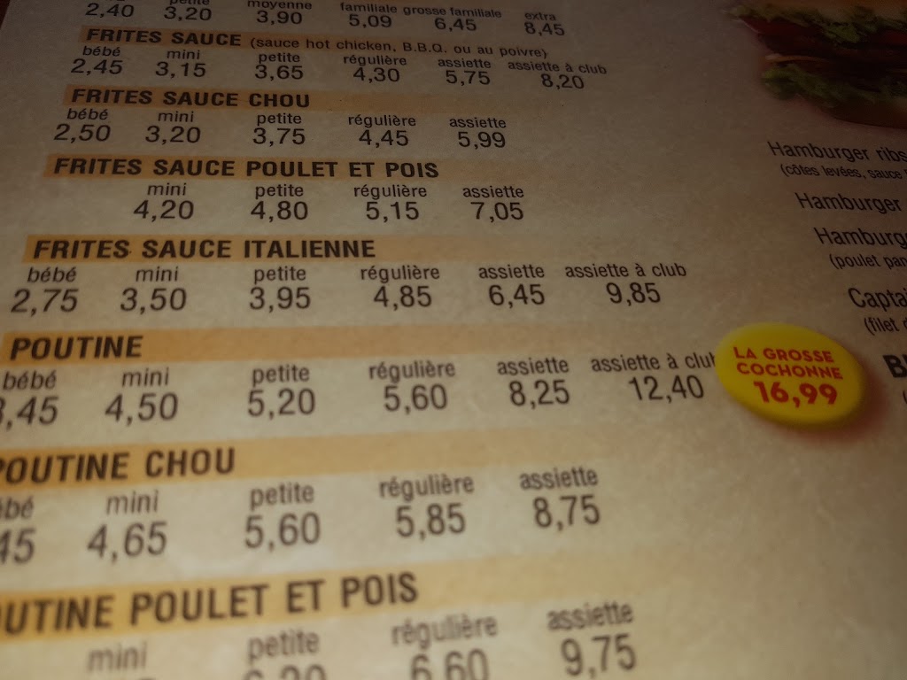 Pignon Rouge Louiseville | 491 Bd St Laurent E, Louiseville, QC J5V 1J1, Canada | Phone: (819) 228-3811