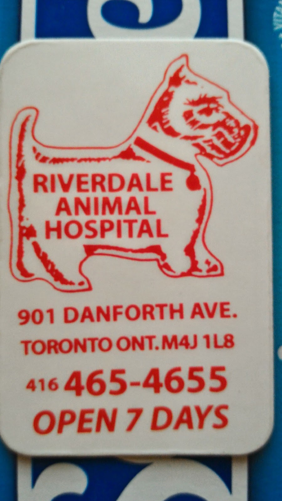 Riverdale Animal Hospital - 901 Danforth Ave, Toronto, ON M4J 1L8, Canada