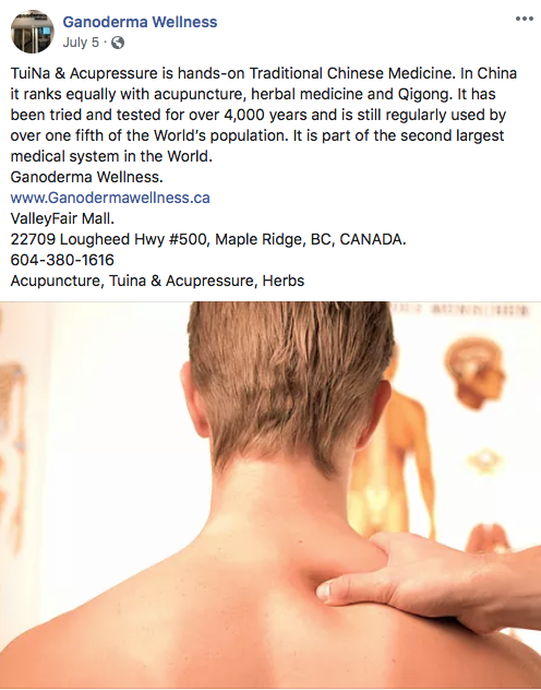 Ganoderma wellness | 22709 Lougheed Hwy #500, Maple Ridge, BC V2X 2V5, Canada | Phone: (604) 380-1616