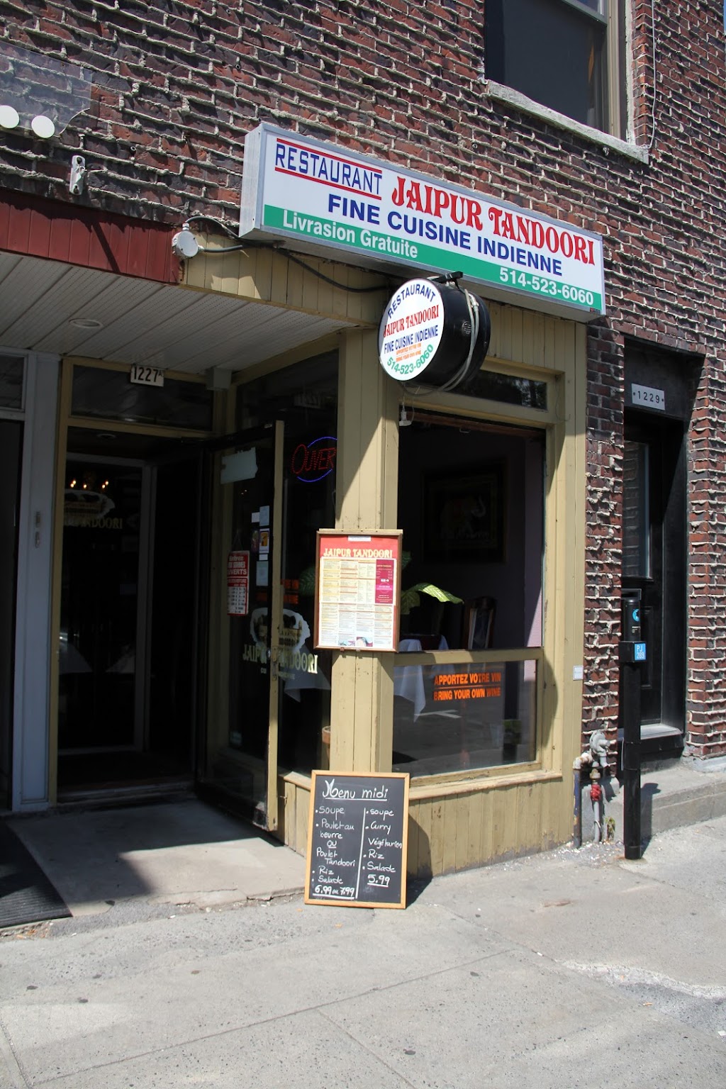 Jaipur Tandoori | 1227a Avenue du Mont-Royal E, Montréal, QC H2J 1Y2, Canada | Phone: (514) 523-6060