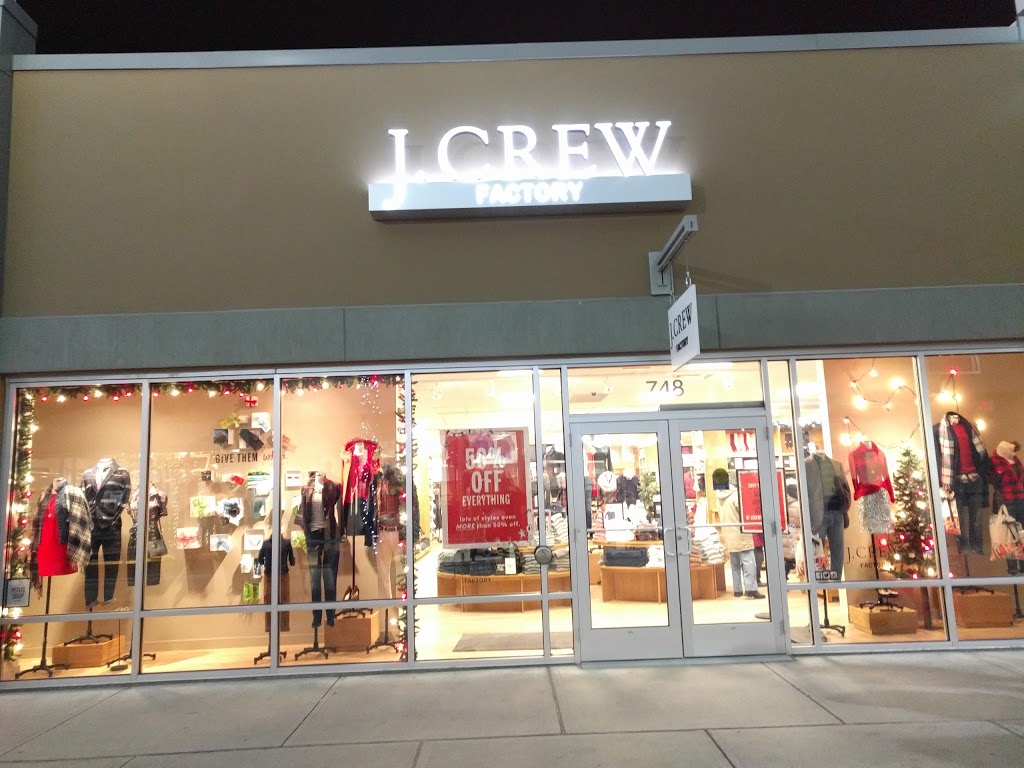 J.Crew Factory | 13850 Steeles Ave Suite 748, Halton Hills, ON L7G 0J1, Canada | Phone: (905) 636-8410
