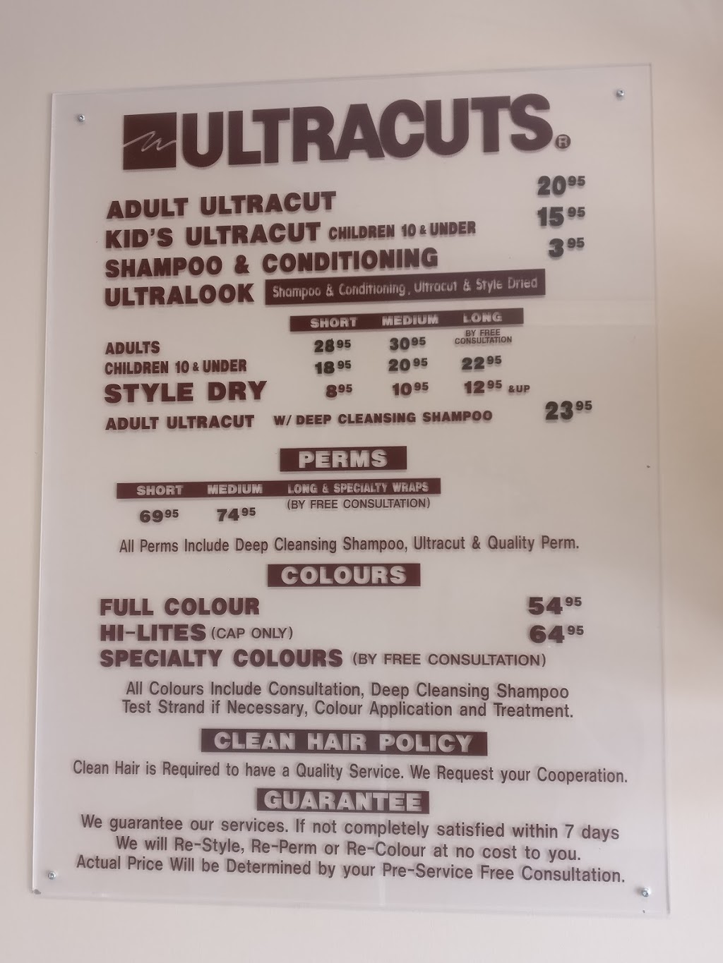 Ultracuts Professional Haircare Centres | Unit E, 844 McLeod Ave #32, Winnipeg, MB R2G 2T7, Canada | Phone: (204) 661-8558