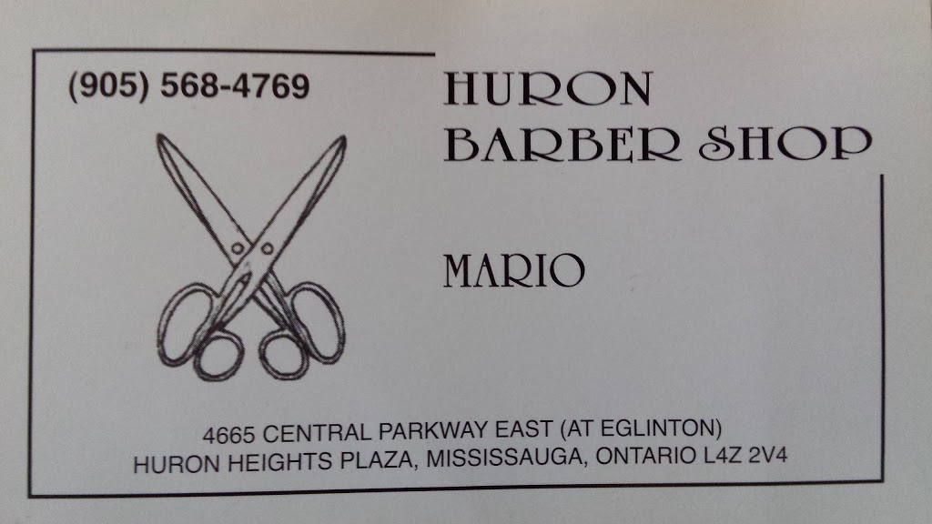 Huron Barber Shop | 4665 Central Pkwy E, Mississauga, ON L4Z 2V4, Canada | Phone: (905) 568-4769