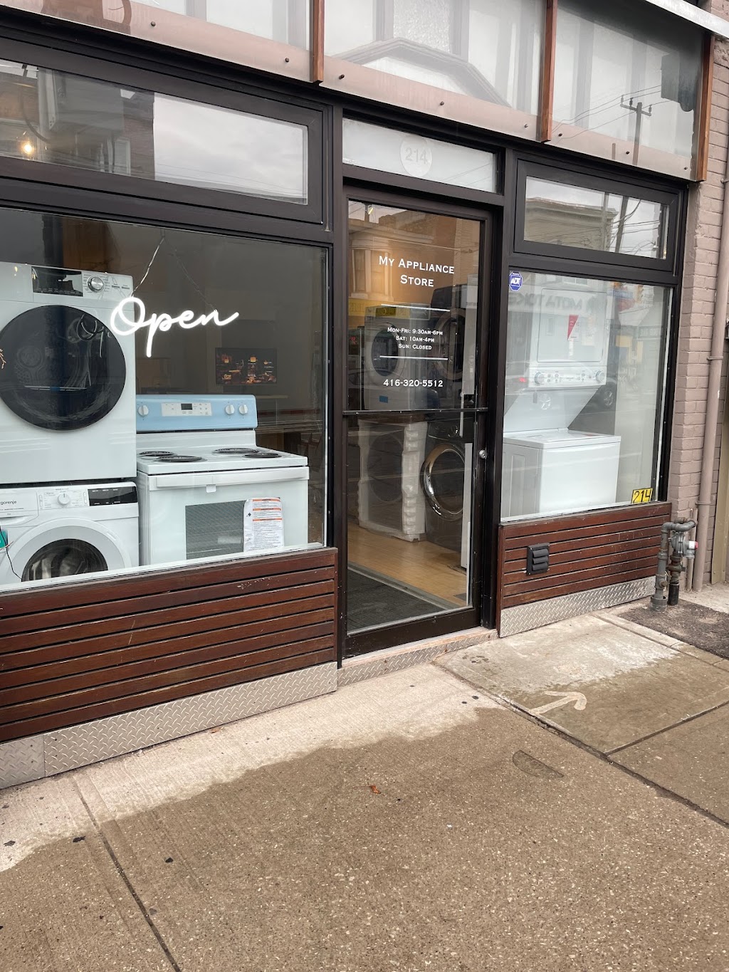 My Appliance Store | home goods store | 214 Greenwood Ave Unit 1, Toronto, ON M4L 2R1, Canada | 4163205512 OR +1 416-320-5512