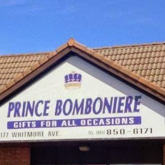 Prince Bomboniere | 177 Whitmore Rd, Woodbridge, ON L4L 6A6, Canada | Phone: (905) 850-6171