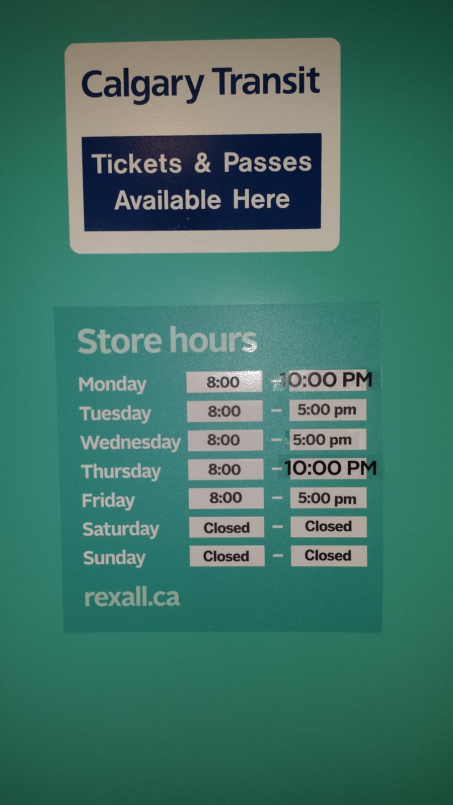 Rexall | 4448 Front St SE, Calgary, AB T3M 1M4, Canada | Phone: (587) 955-9077