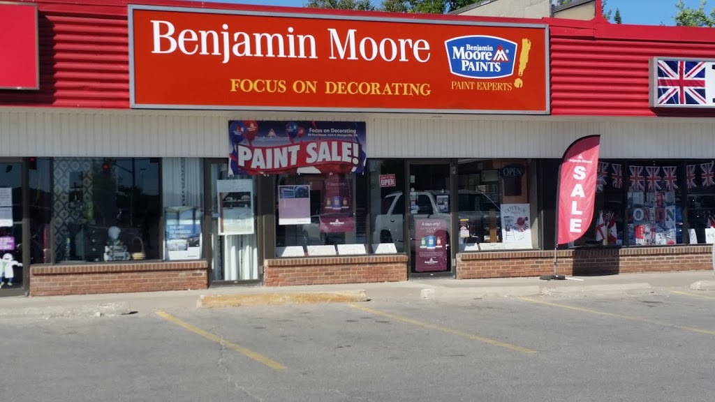 Focus On Decorating / Benjamin Moore - Orangeville | 88 First St #4a, Orangeville, ON L9W 3J6, Canada | Phone: (519) 942-8171