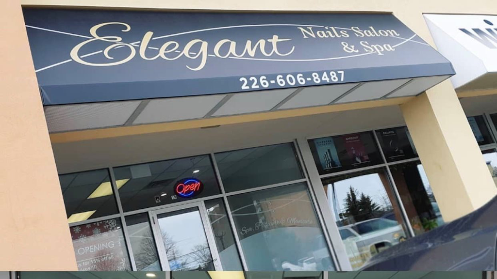 Elegant nails salon & spa | 645 Westmount Rd E, Kitchener, ON N2E 3S3, Canada | Phone: (226) 606-8487