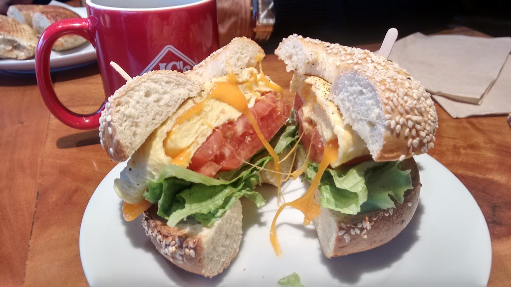 JC Hot Bagels - Cafe | 3011 New St, Burlington, ON L7R 1K3, Canada | Phone: (905) 631-6258