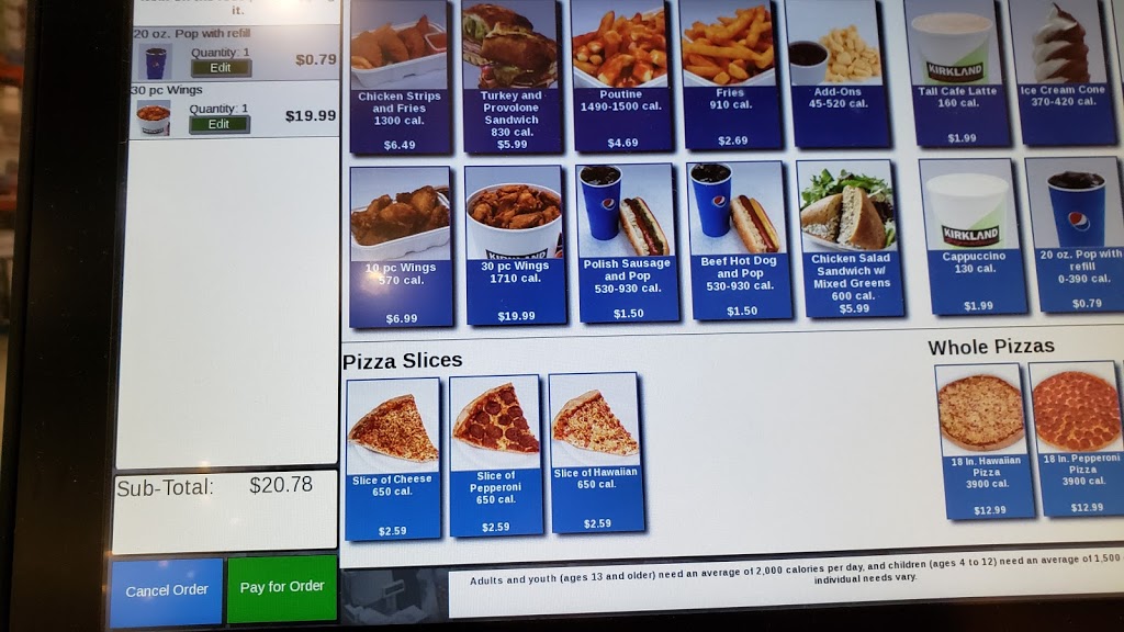 Costco Food Court | 2201 Broadmoor Blvd, Sherwood Park, AB T8H 0A1, Canada | Phone: (780) 410-2521