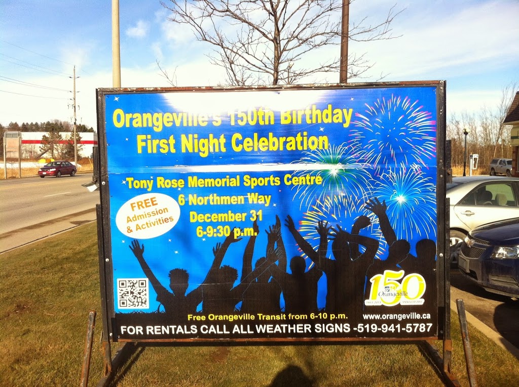 All Weather Signs | 403 Scott Dr, Orangeville, ON L9W 4M1, Canada | Phone: (519) 941-5787