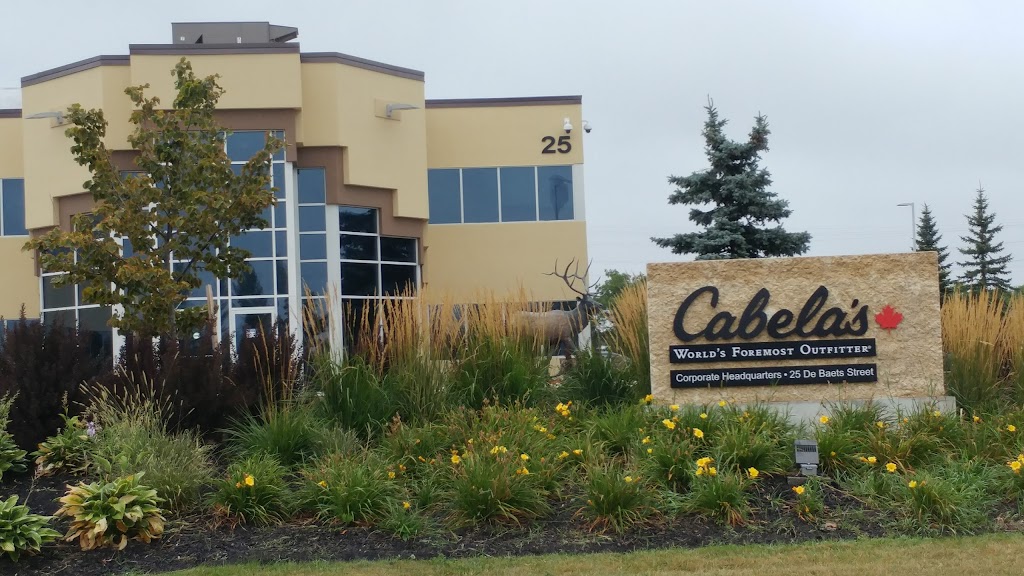 Cabelas Canadian Headquarters | point of interest | 25 De Baets St, Winnipeg, MB R2J 4G5, Canada | 2047884867 OR +1 204-788-4867