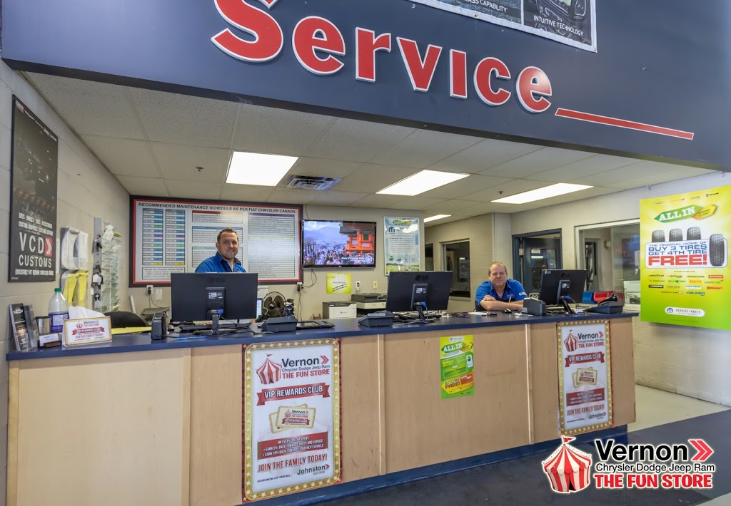 Vernon Dodge Jeep - Service | 4607 27 St, Vernon, BC V1T 4Y8, Canada | Phone: (250) 503-3310
