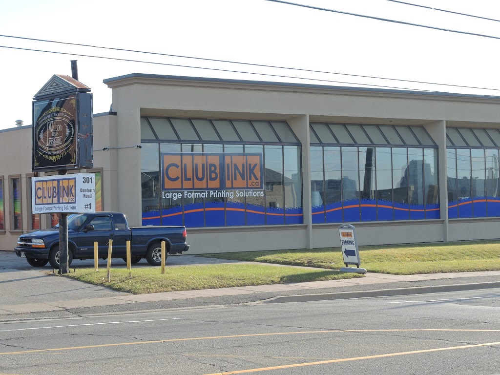 Club Ink | 301 Danforth Rd #1, Scarborough, ON M1L 3X2, Canada | Phone: (416) 694-1996