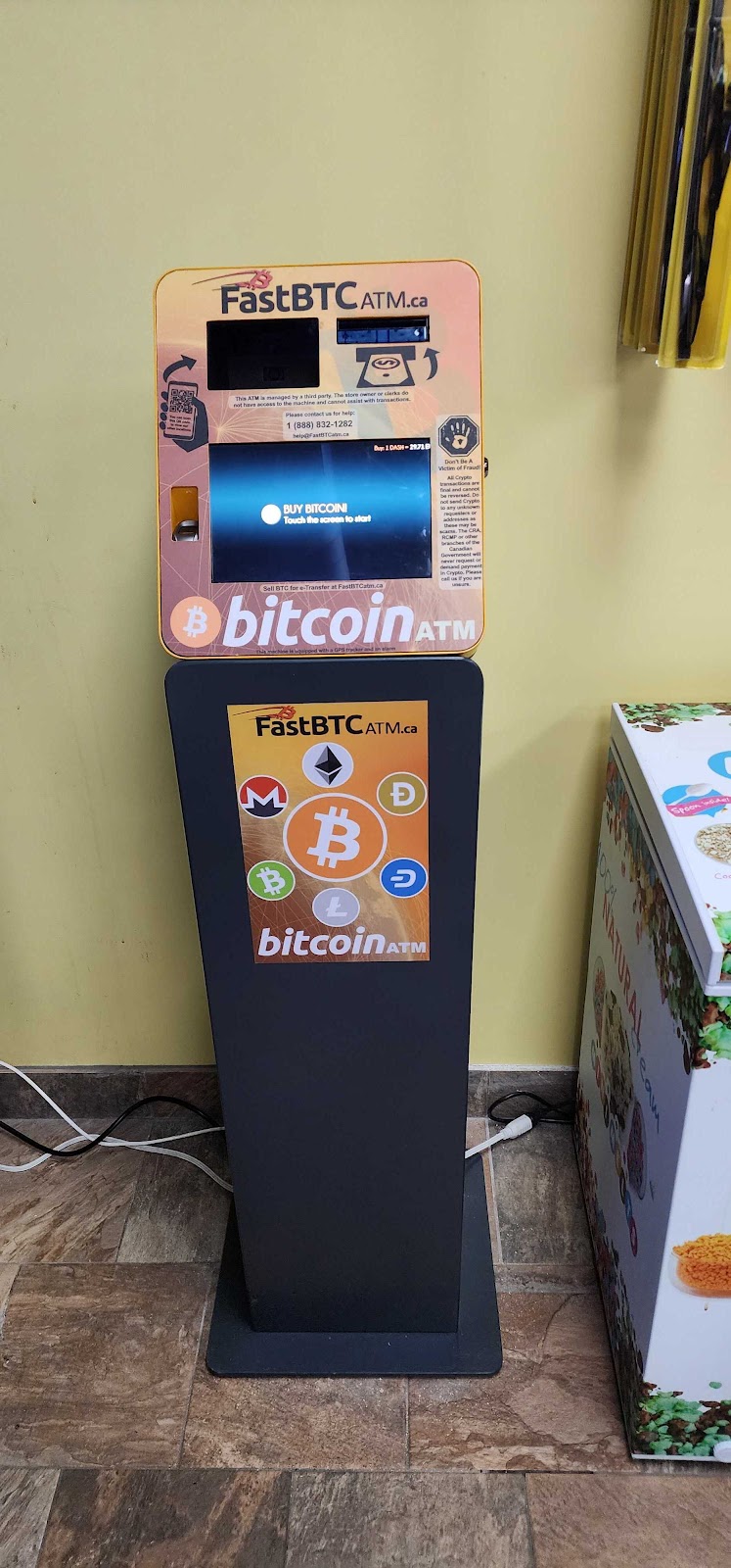 FastBTC Bitcoin ATM - Ultramar | 110 County Rd 33, Trenton, ON K8V 5P6, Canada | Phone: (888) 832-1282