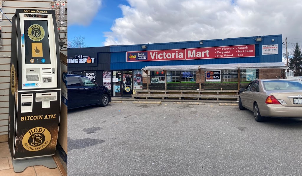 HODL BITCOIN ATM - Victoria Mart | 202 Victoria St E, Alliston, ON L9R 1G5, Canada | Phone: (416) 840-5444