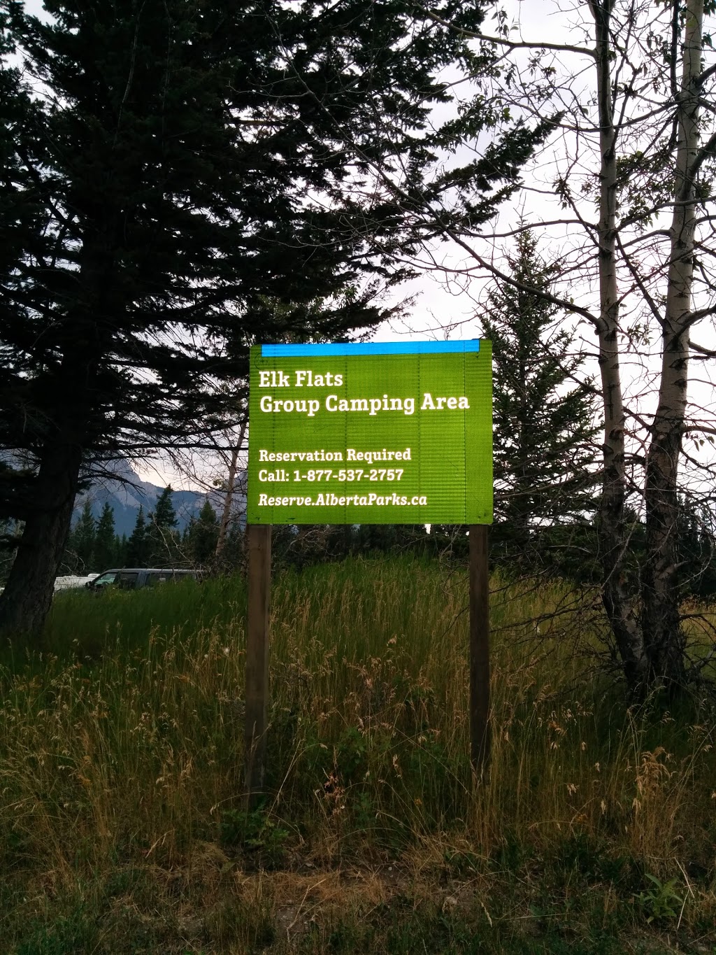 Elk Flats Group Campground | Bow Valley Trail, Kananaskis, AB T0L, Canada | Phone: (877) 537-2757