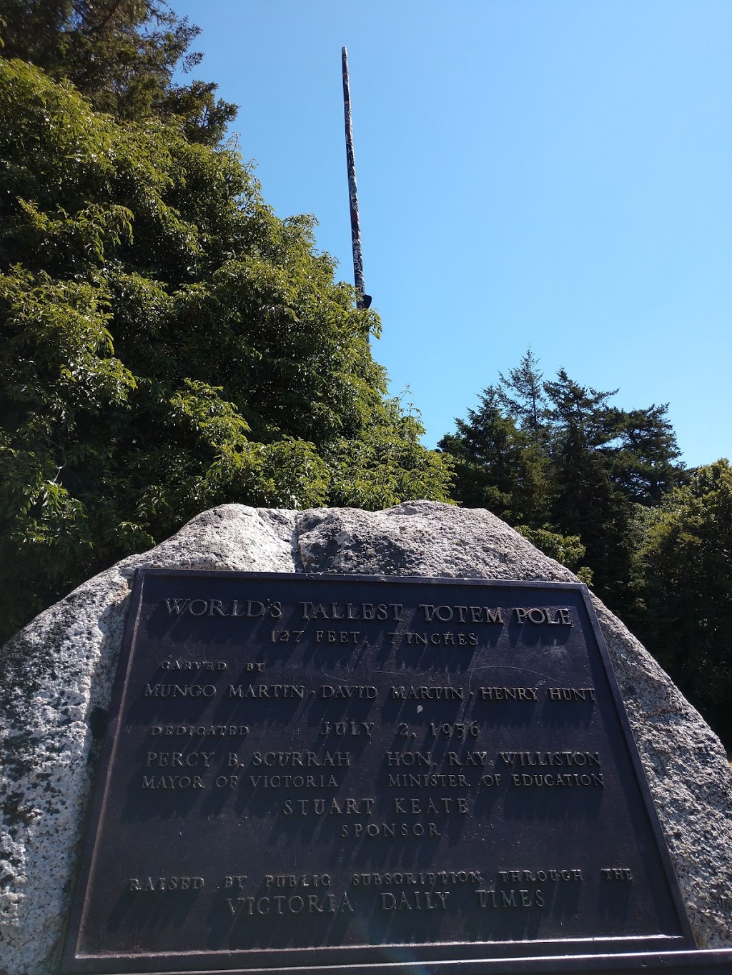 Worlds Tallest Free-Standing Totem Pole - 127 feet | Fairfield, Victoria, BC V8V, Canada | Phone: (250) 385-5711