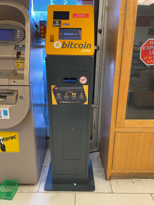 Bitcoin4U Bitcoin ATM | Sams Convenience, 128 Queen St S, Mississauga, ON L5M 1K8, Canada | Phone: (905) 826-8986