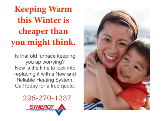 Synergy Home Comfort (London) | 1631 Dundas St, London, ON N5W 3C3, Canada | Phone: (226) 270-1237
