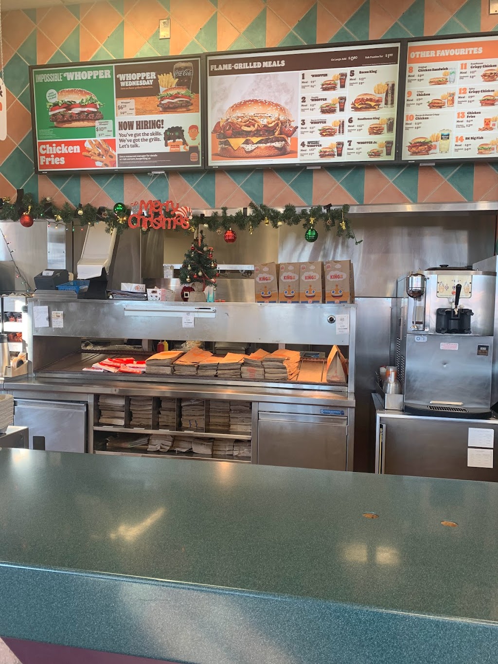 Burger King | 1640 Main St, Winnipeg, MB R2V 1Y4, Canada | Phone: (204) 987-8434
