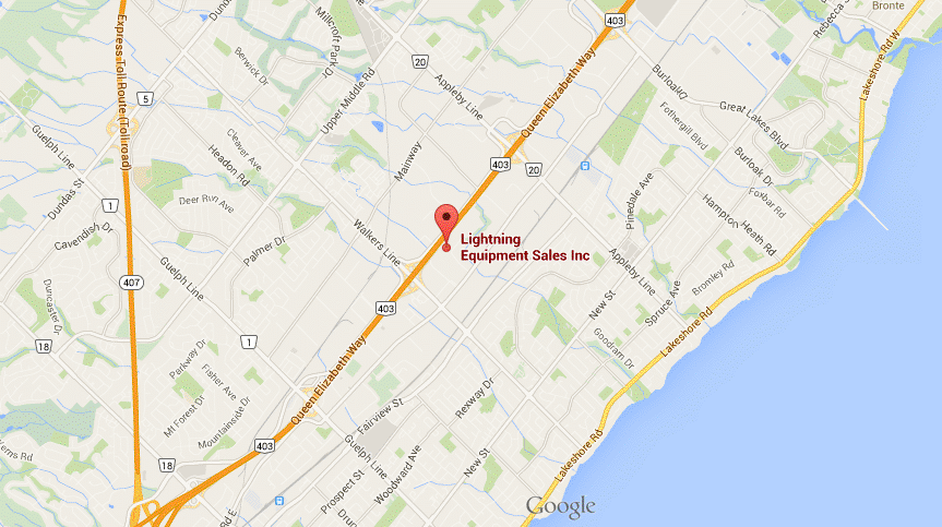 Lightning Equipment Sales Inc | 4150 S Service Rd, Burlington, ON L7L 4X5, Canada | Phone: (905) 332-7026