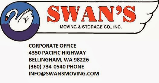 Swans Moving & Storage Co | 4350 Pacific Hwy, Bellingham, WA 98226, USA | Phone: (360) 734-0540