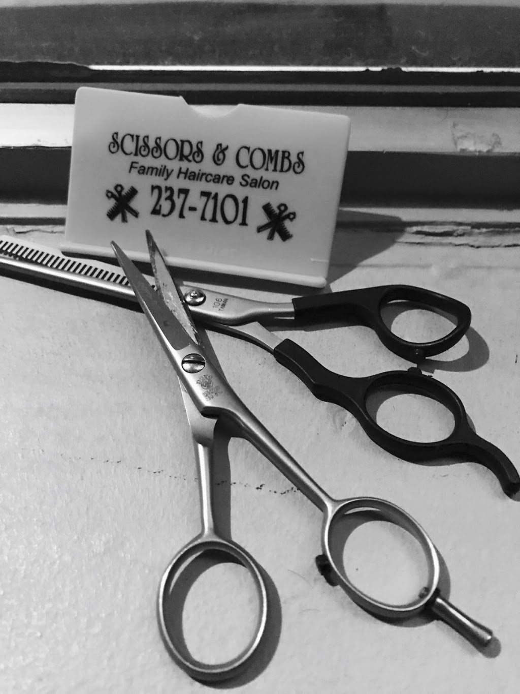 Scissors & Combs | 710 Watt St unit d, Winnipeg, MB R2K 2S7, Canada | Phone: (204) 237-7101