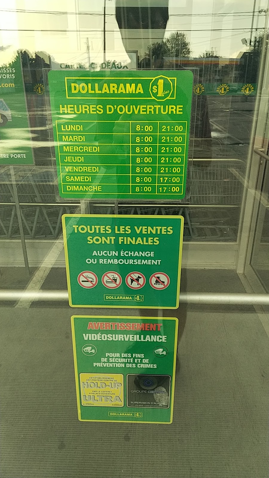 Dollarama | 3 Rue de lAqueduc, Victoriaville, QC G6P 1L4, Canada | Phone: (819) 752-4885