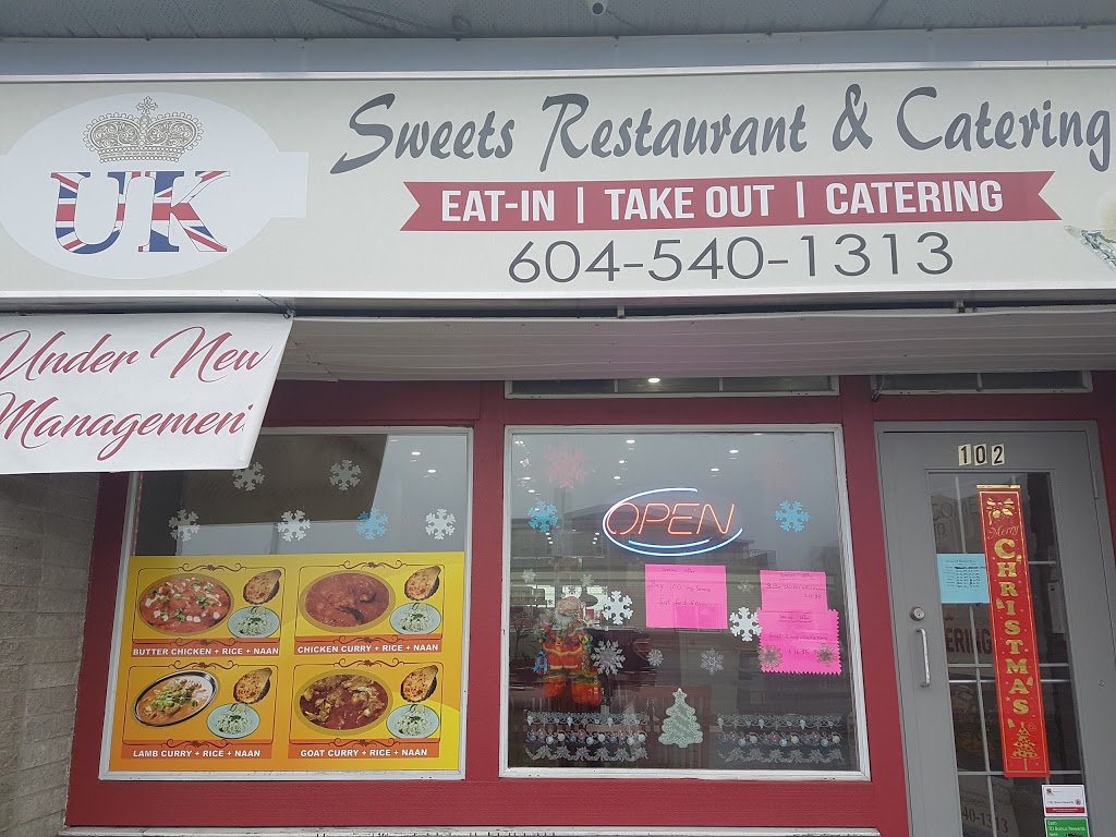 UK Sweets & Restaurant | 1102 Ewen Ave, New Westminster, BC V3M 5E4, Canada | Phone: (604) 540-1313