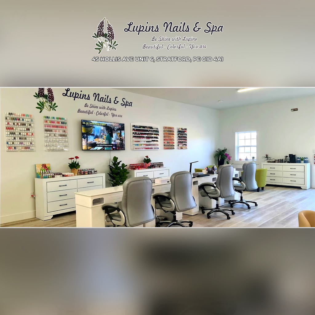 Lupins Nails & Spa | 45 Hollis Ave unit 6, Stratford, PE C1B 4A1, Canada | Phone: (902) 916-8785