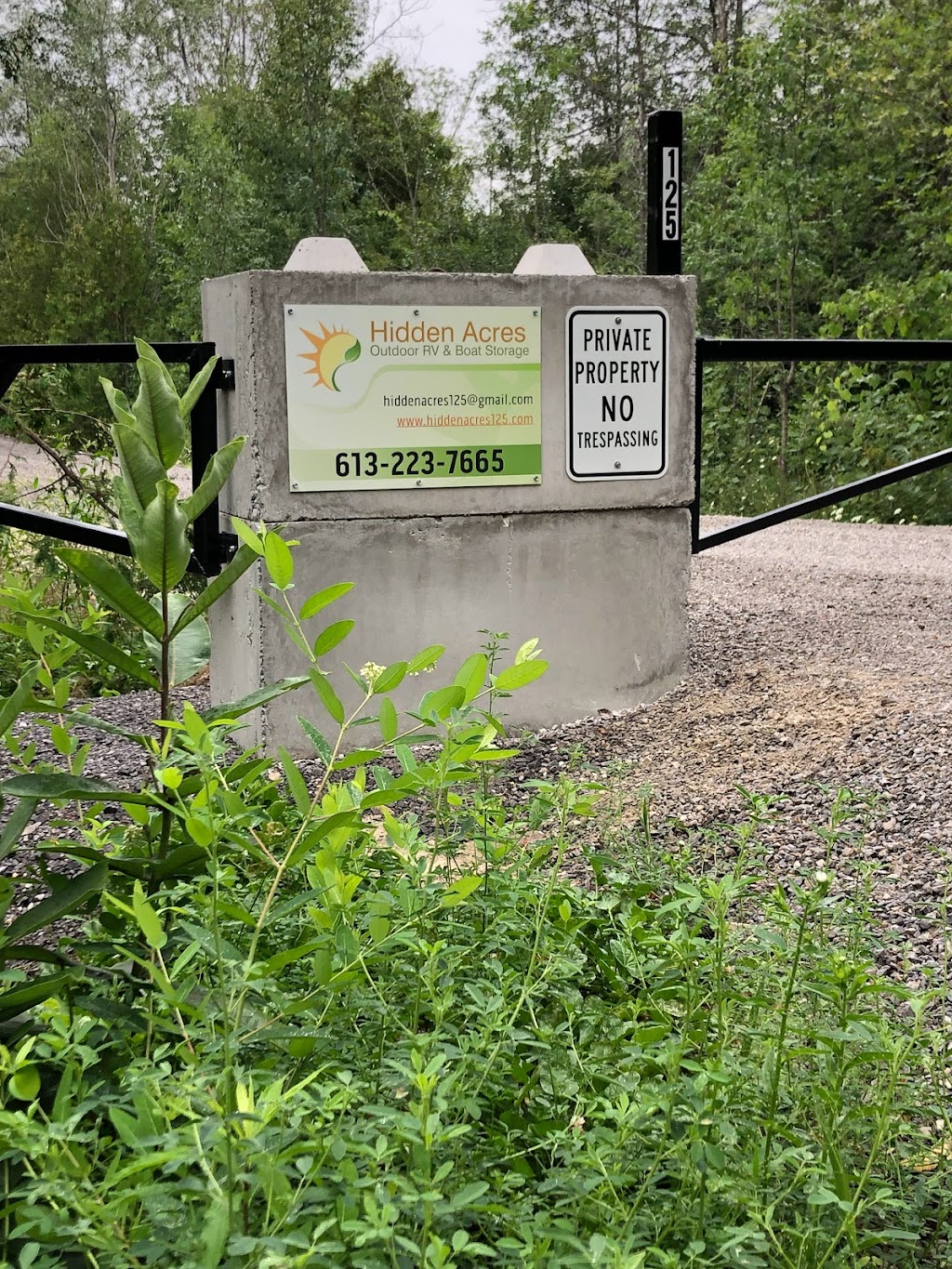 Hidden Acres RV & Boat Storage | 125 Ramsay Concession 5A, Carleton Place, ON K7C 1P0, Canada | Phone: (613) 223-7665