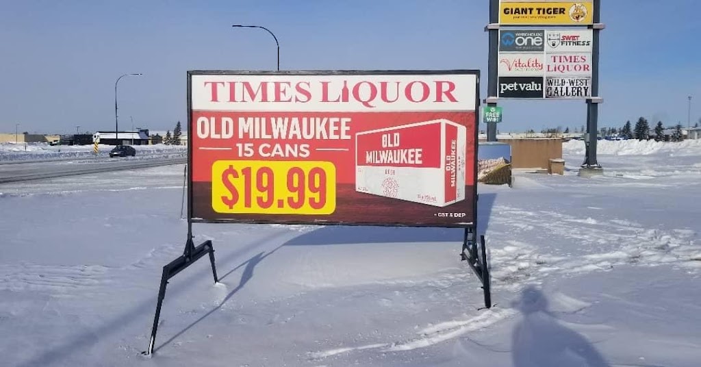 TIMES LIQUOR | store | 3725 56 St, Wetaskiwin, AB T9A 2V6, Canada | 7803681313 OR +1 780-368-1313