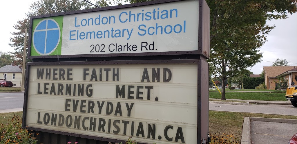 London Christian Elementary School | 202 Clarke Rd, London, ON N5W 5E4, Canada | Phone: (519) 455-0360