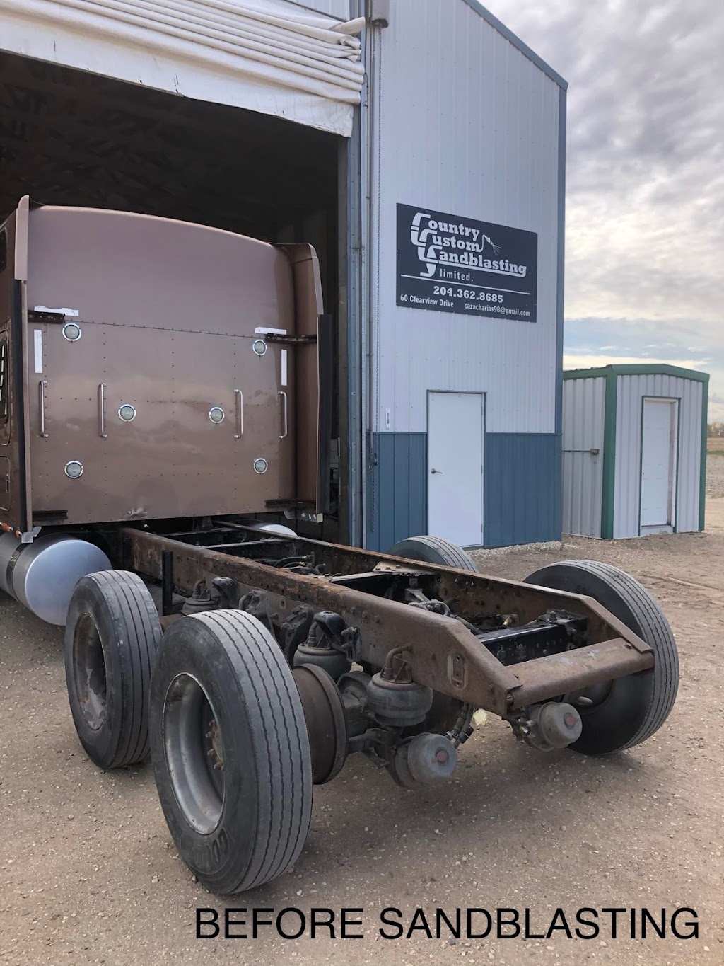 Country Custom Sandblasting Ltd. | Box 35, 60 Clearview Drive, Manitoba R0G 0Z0, Canada | Phone: (204) 362-8685