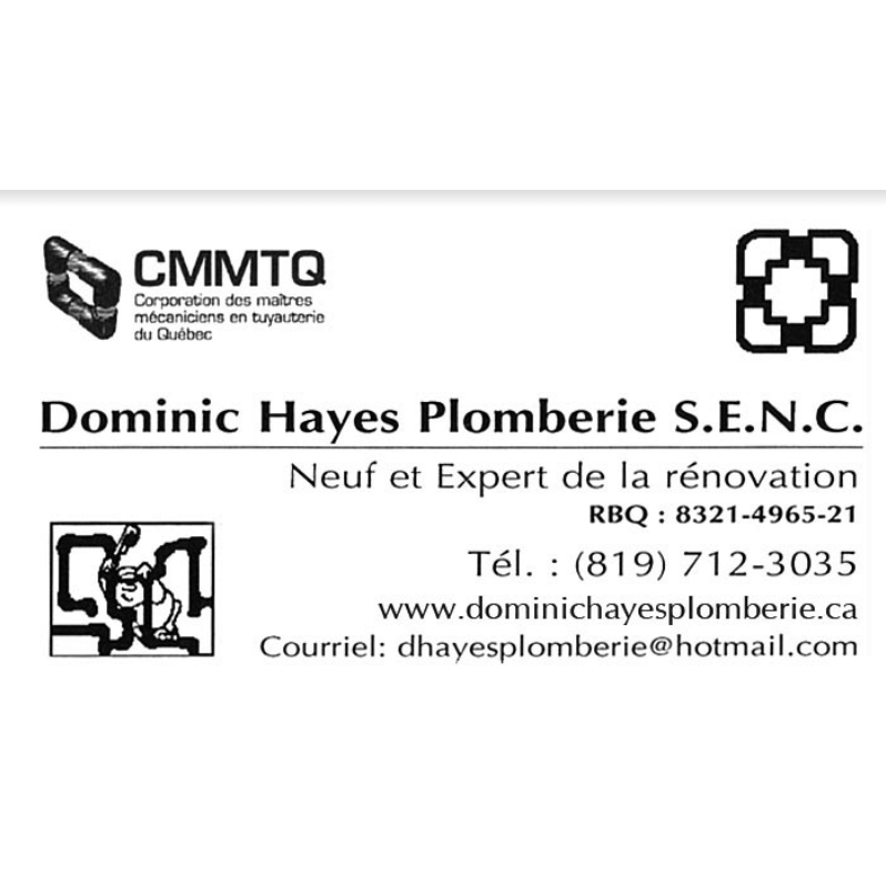 Dominic Hayes Plomberie SENC | 179 Chemin des Prés, Cantley, QC J8V 0G9, Canada | Phone: (819) 712-3035