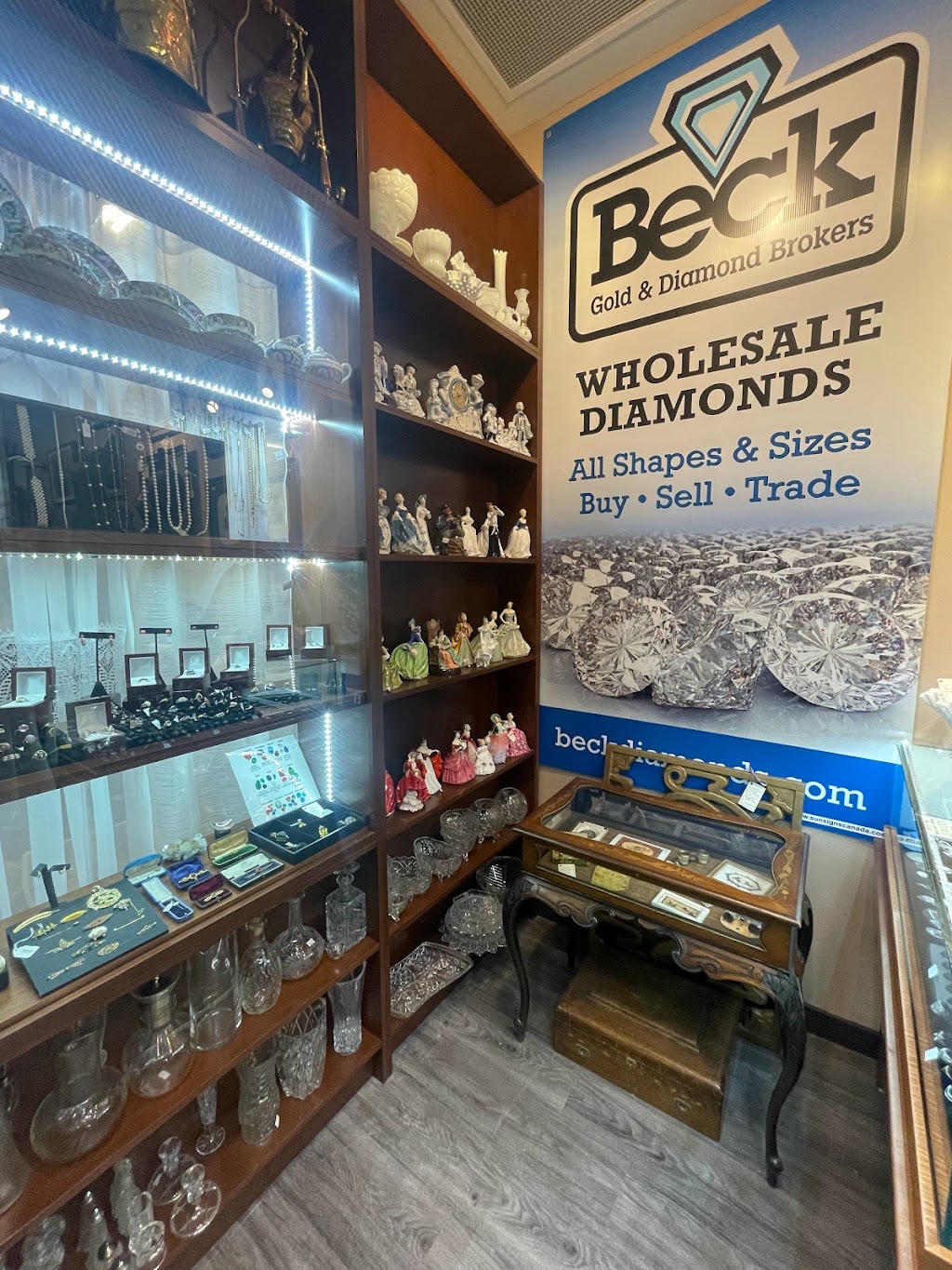 Beck Antiques & Jewellery Inc. | 8882 170 Street Northwest Suite 2980 Upper Floor Between The Brick and The Bay, Edmonton, AB T5T 4M2, Canada | Phone: (780) 229-7777