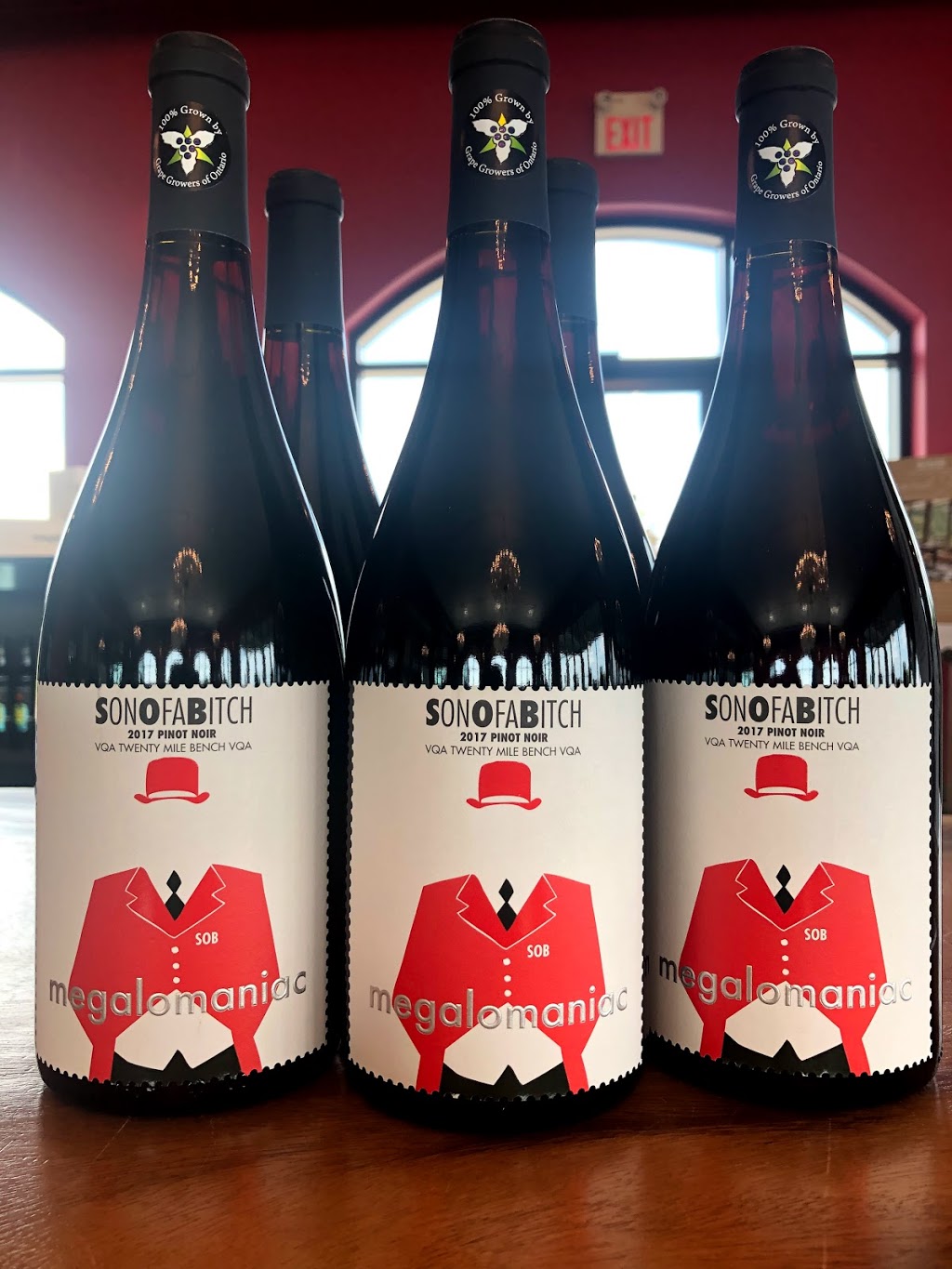 Megalomaniac Winery | 3930 Cherry Ave, Vineland, ON L0R 2C0, Canada | Phone: (905) 562-5155