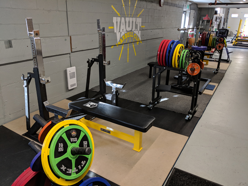 The Vault Barbell Club | 101 Beverley St Unit C, Guelph, ON N1E 3C3, Canada | Phone: (519) 841-0353