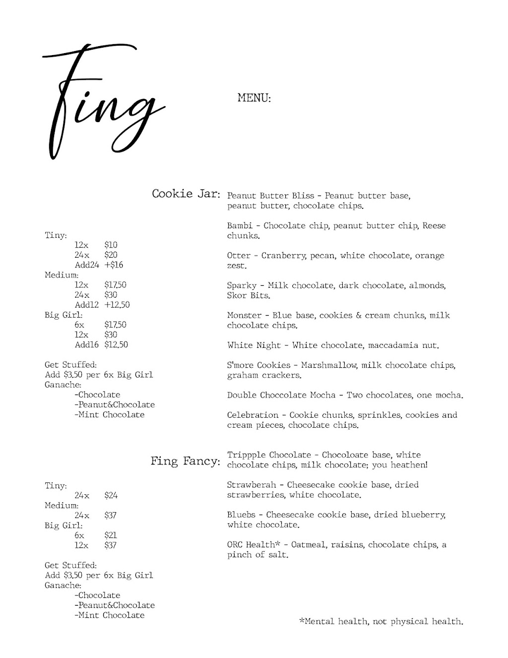 Fing Cookies | 35298 Marshall Rd #19, Abbotsford, BC V3G 0E2, Canada | Phone: (604) 996-2111