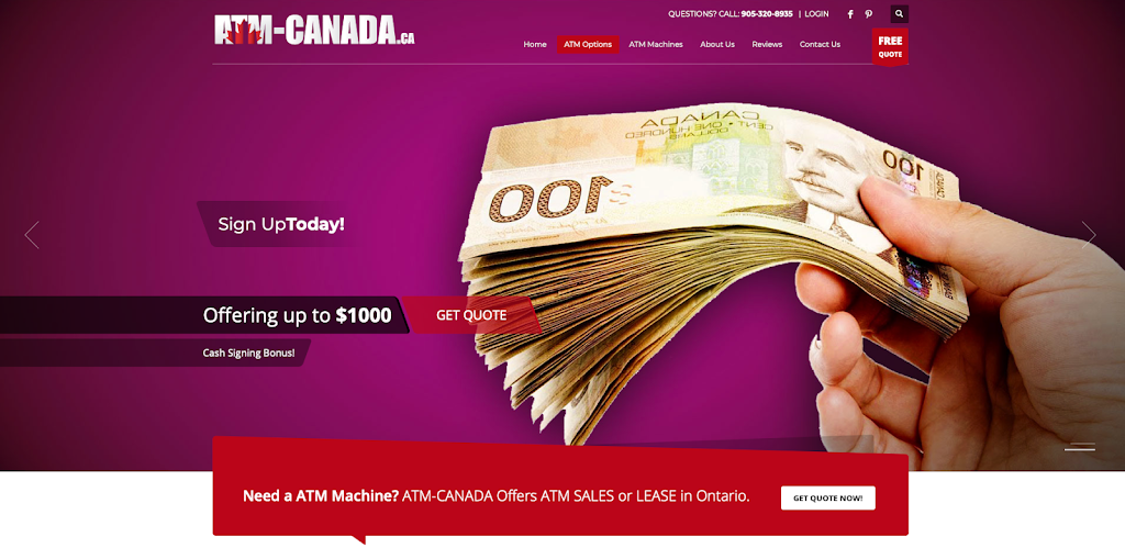 ATM Rental Mississauga | 6198 Netherhart Rd Unit 6, Mississauga, ON L5T 2G7, Canada | Phone: (855) 888-1777
