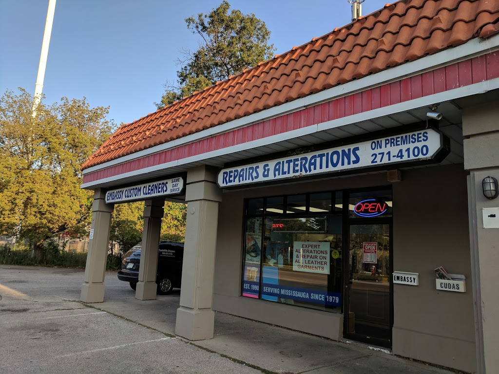 Embassy Custom Cleaners | 1107 Lorne Park Rd, Mississauga, ON L5H 3A1, Canada | Phone: (905) 271-4100