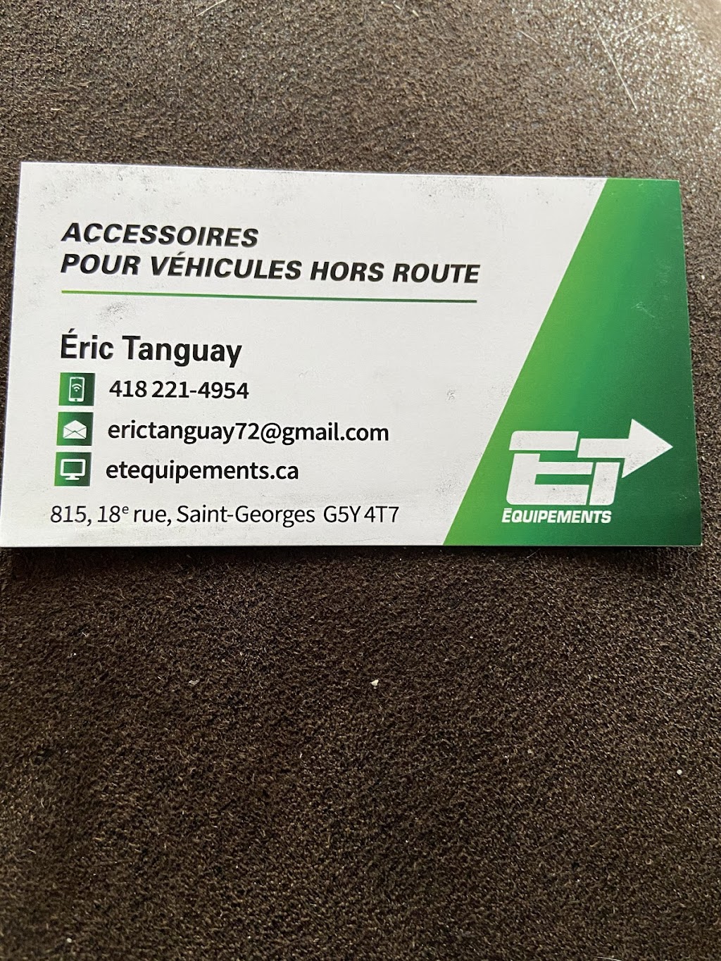 etequipements.ca | 815 18e Rue, Saint-Georges, QC G5Y 4T7, Canada | Phone: (418) 221-4954