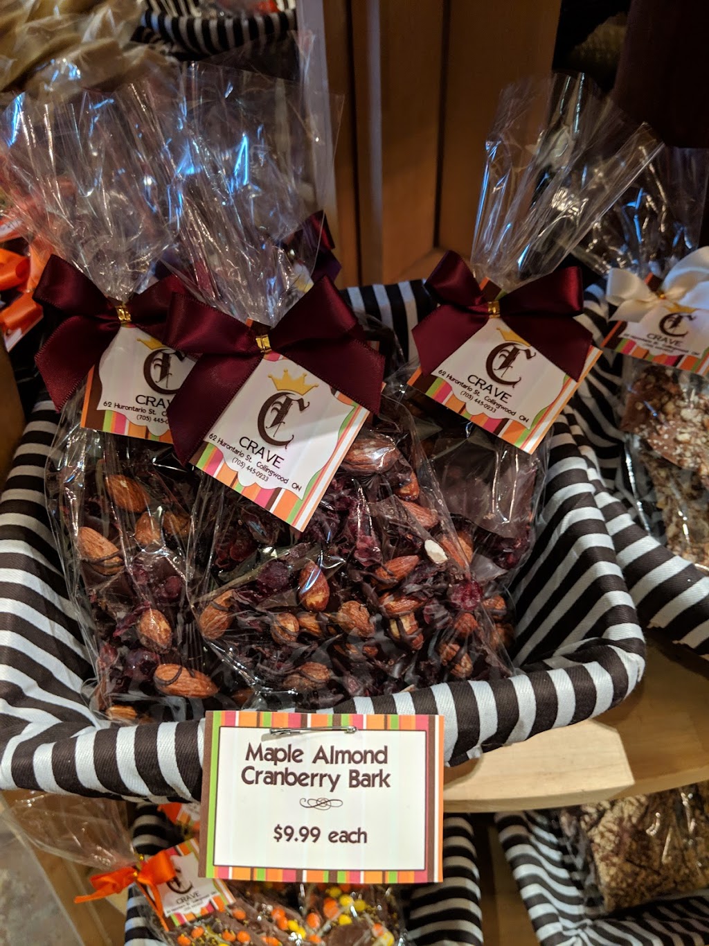 Crave The Chocolatier | 62 Hurontario St #155, Collingwood, ON L9Y 2L6, Canada | Phone: (705) 445-0233