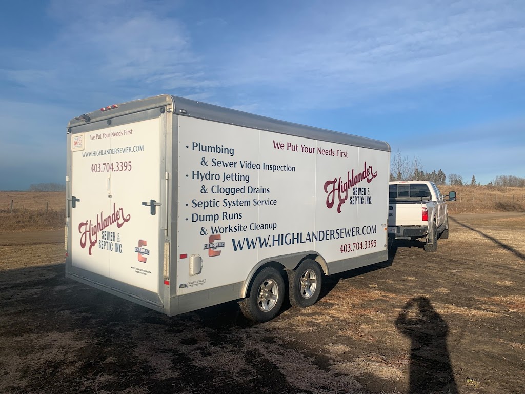 Highlander Sewer & Septic Inc. | 422017 C & E Trail, Ponoka, AB T4J 1R3, Canada | Phone: (403) 704-3395