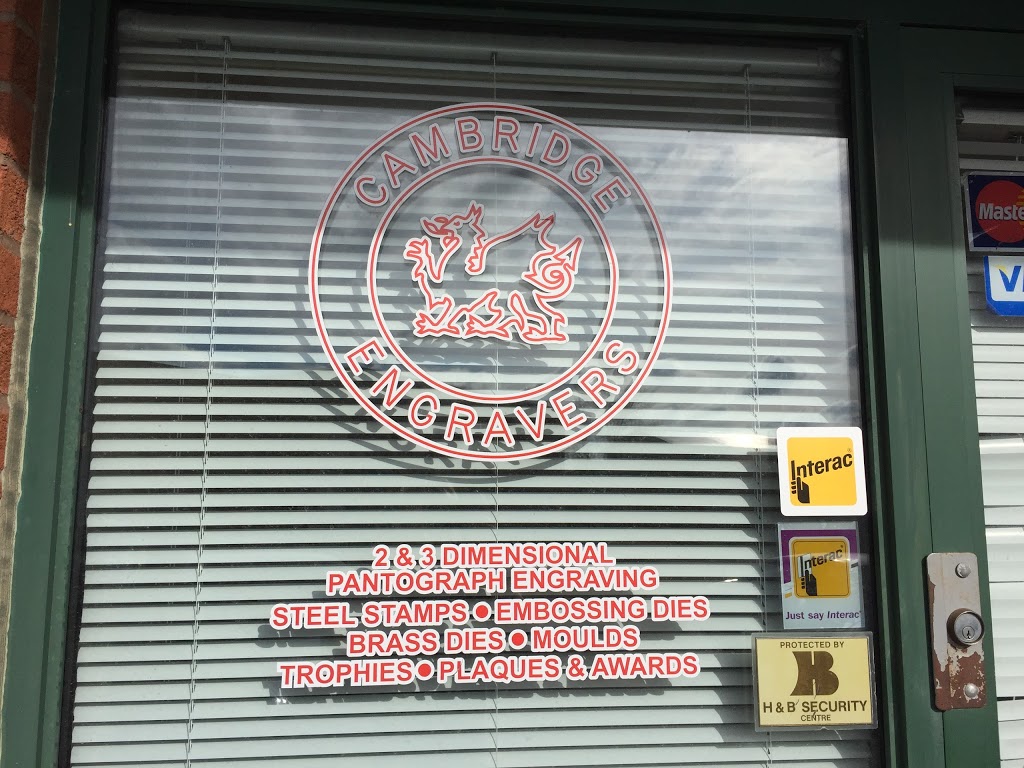 Cambridge Engravers | side entrance, 1730 Bishop St N #14, Cambridge, ON N1T 1N4, Canada | Phone: (519) 622-9943