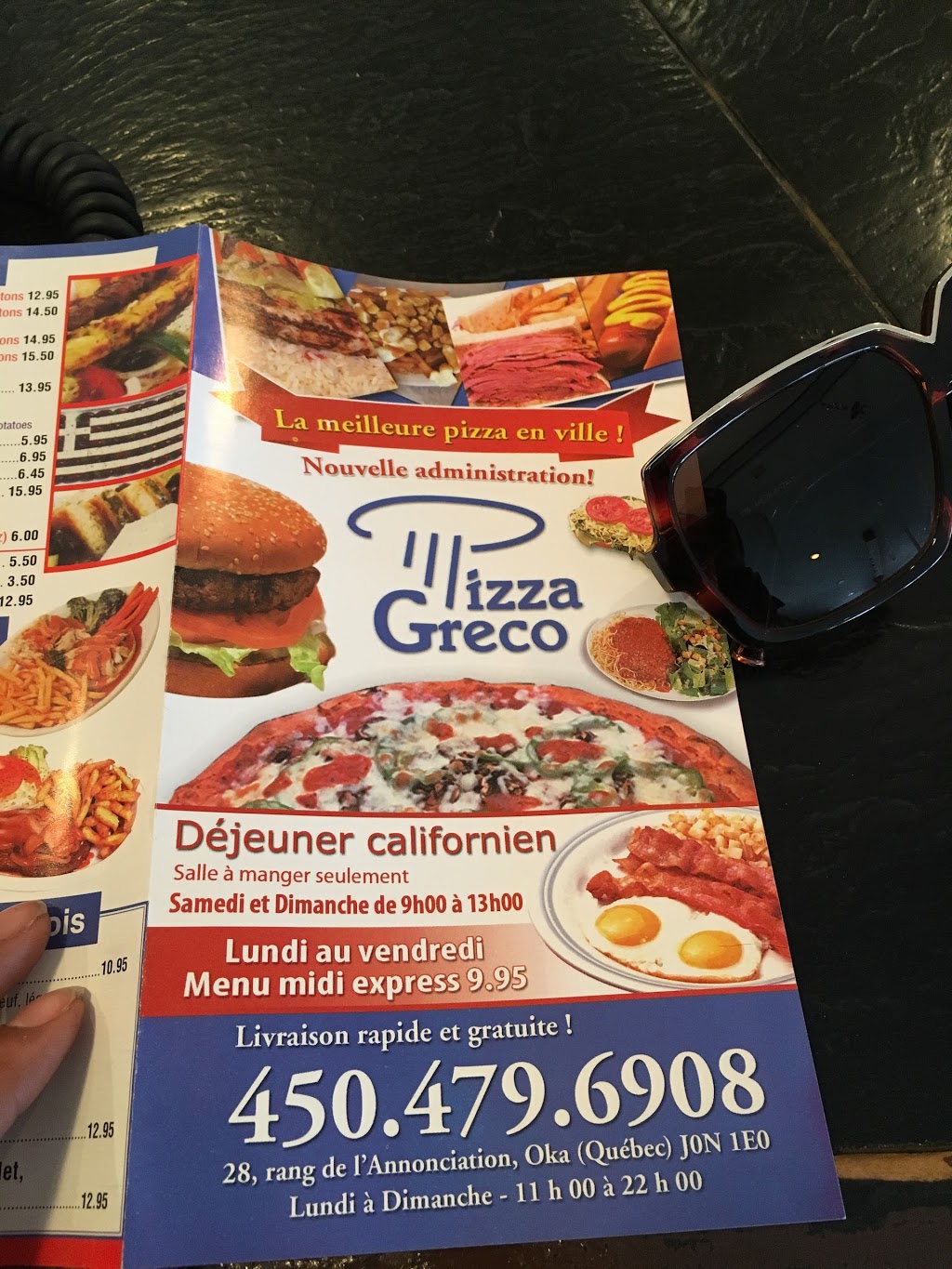 Pizza Greco | 28 Rang de lAnnonciation, Oka, QC J0N 1E0, Canada | Phone: (450) 479-6908