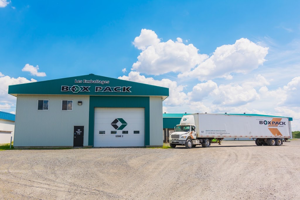 Box Pack Packaging | 309 Chemin Yamaska, Saint-Germain-de-Grantham, QC J0C 1K0, Canada | Phone: (819) 395-4500